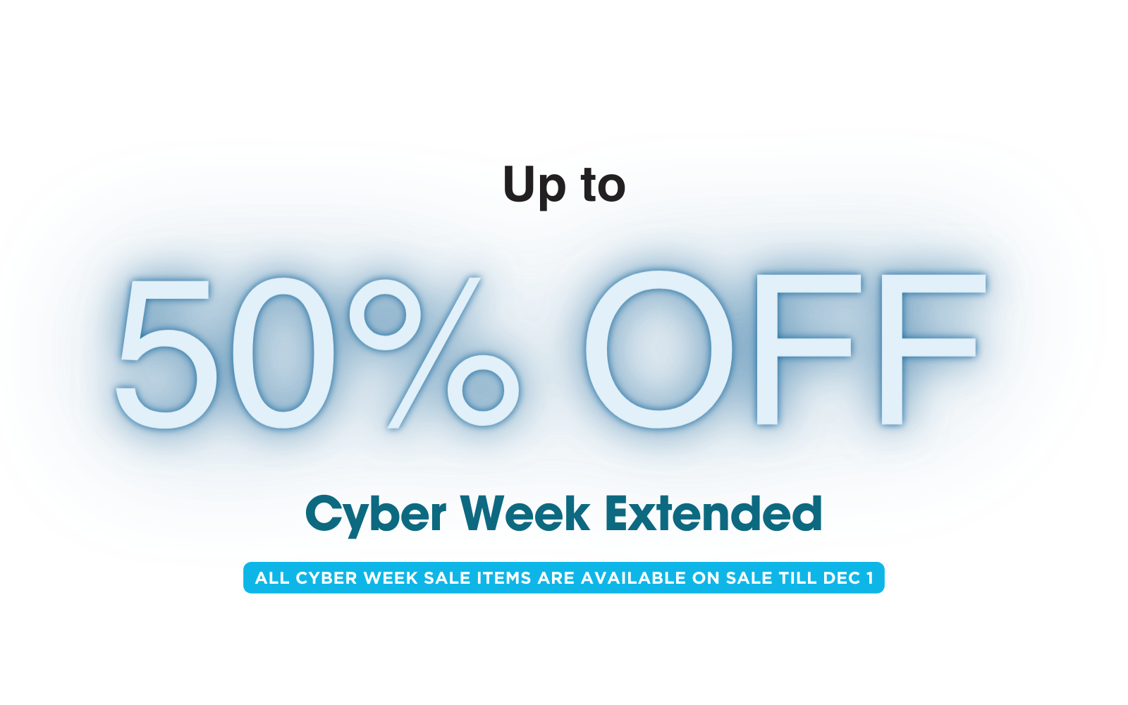 cyber week sale extended