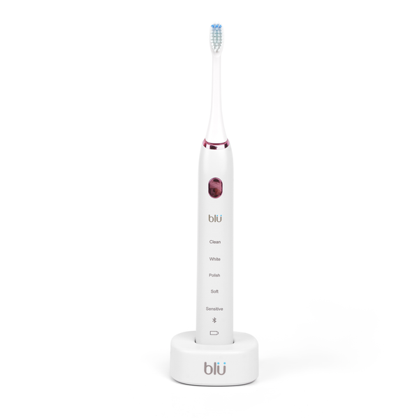 BLÜ Smart Toothbrush & App (White Rose)