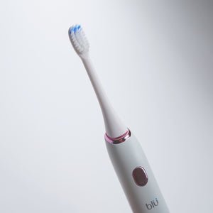 Blu Smart Toothbrush and App (White Rose)
