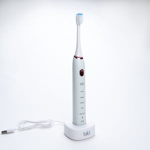 Blu Smart Toothbrush and App (White Rose)