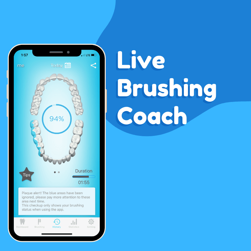 Kids Smart Electric Toothbrush with App Smart Toothbrush for Children