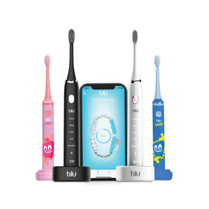 BLU Smart Toothbrush and APP (White Rose) - BLU Toothbrush